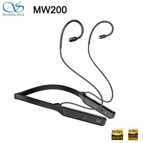 Shanling MW200 AK4377A CSR8675 HiFi Wireless Bluetooth 5.0 Sports Neckband MMCX Earphone Cable Adapter AMP DAC LDAC LHDC AptX HD ► Photo 1/6