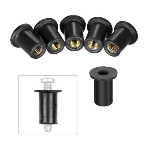 6pcs M4/M5/M6 Rubber Well Nuts Kayak Accessories Blind Fastener Rivet Fishing Kayak Accessories Jack Nuts Windscreen Wellnuts ► Photo 1/6