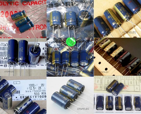 10pcs Matsushita (M) FC Series Electrolytic Capacitor Hi-Fi Audio 105 Deg.C 1uF/4.7uF/10uF/22uF/47uF/100uF/220uF 25V/35V/50V/63V ► Photo 1/1