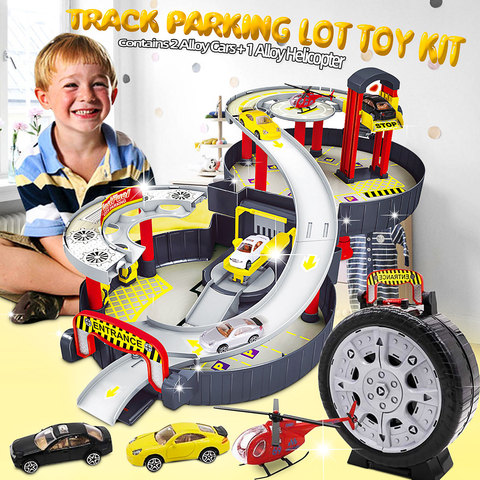 Garage Toys Spiral Roller, Parking Garage Toys