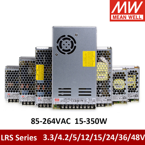 MEAN WELL RS-15 RS-25 LRS-35 50 75 100 150 200 350W 3.3V 5V 12V 15V 24V 36V 48V Single output Switching Power Supply LRS-350 ► Photo 1/6