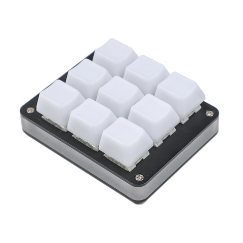 9 Key CNC Aluminum QMK VIA Hotswap YMDK RGB Support Macro Type C MX Switches Mechanical Keyboard Numpad For Gaming Photoshop ► Photo 1/6