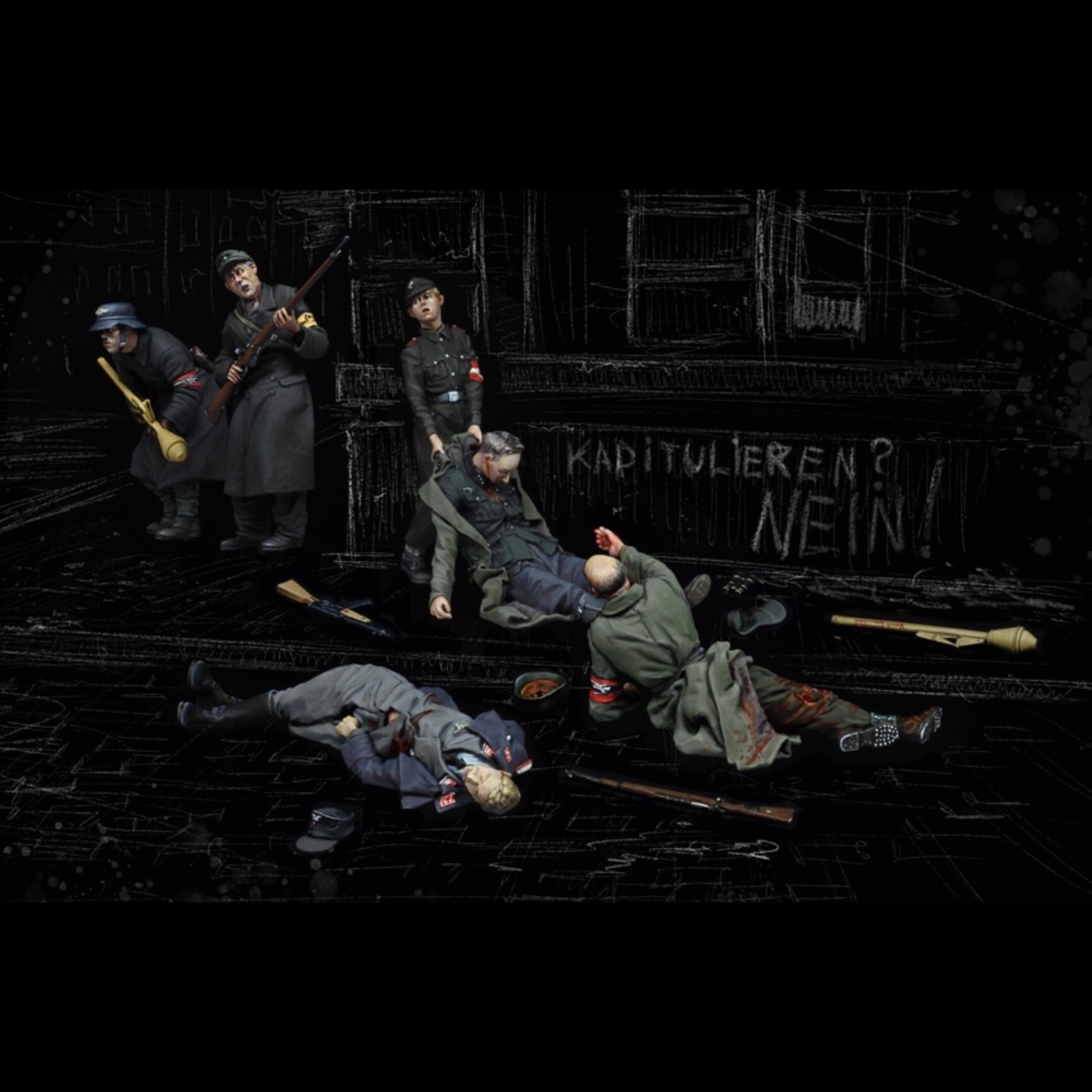 1/35 Resin Model Figure GK, Military theme （Six people）Unassembled and unpainted kit ► Photo 1/6