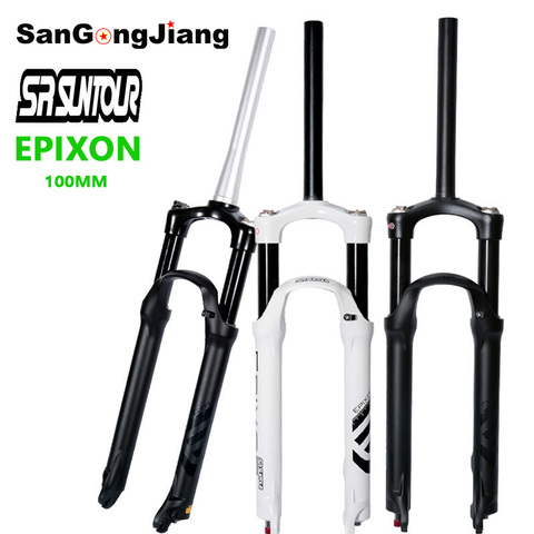 SR SUNTOUR EPIXON Bicycle Front fork XC FR AM MTB 26 / 27.5/29 inch mountain bike Remote And manual control suspension air Fork ► Photo 1/6