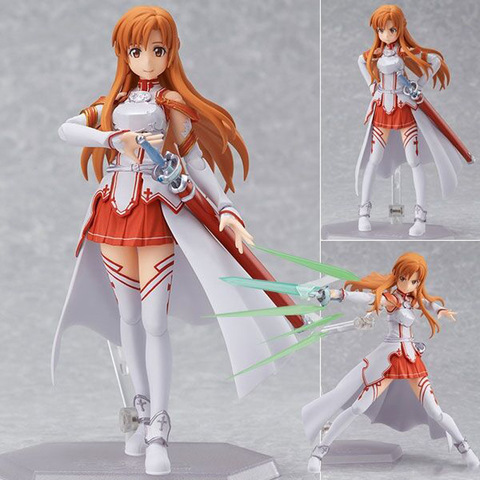 Anime Sword Art Online S.A.O Asuna Figma 178 PVC Action Figures Toys Doll Gift ► Photo 1/6