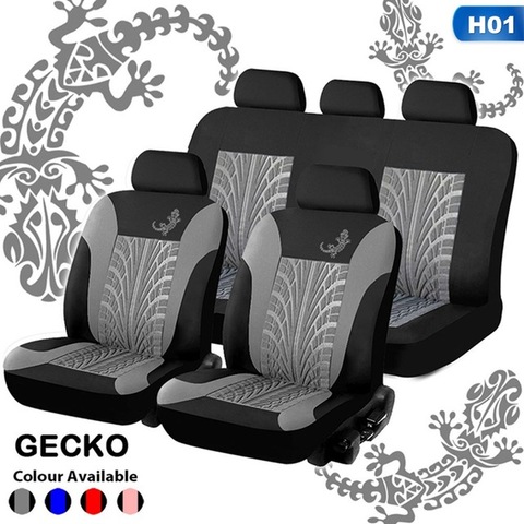 4/9PCS/Set Seat Car Covers Universal Interior Accessories Detachable Headrests Bench Seat Covers For Cars Truck For Women Auto ► Photo 1/6