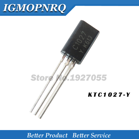 10pcs/lot KTC1027 C1027-Y C1027 TO-92L NPN transistor new ► Photo 1/1