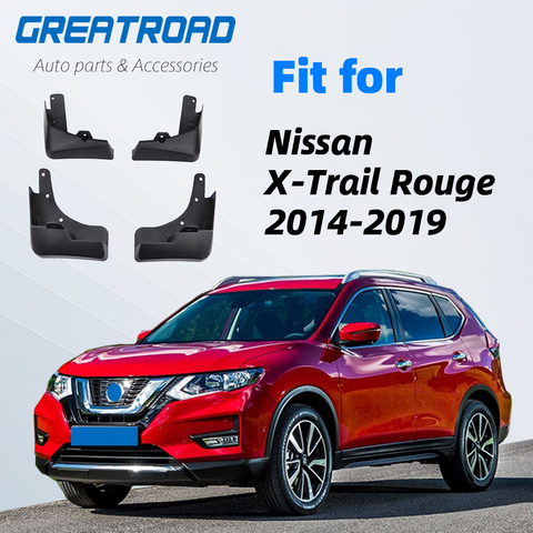 For Nissan X-Trail Rouge T32 Set Molded Car Mud Flaps 2014-2022 2016 2017 Xtrail Splash Guards Mud Flap Mudguards Fender Styling ► Photo 1/6