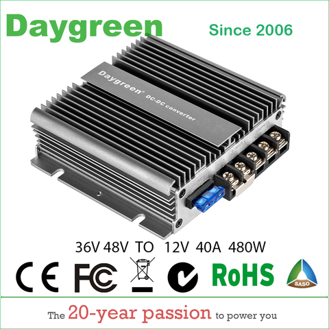 48V TO 12V 8A 96W Golf Cart Voltage Reducer DC DC Step Down Converter CE RoHS Certificated ► Photo 1/1