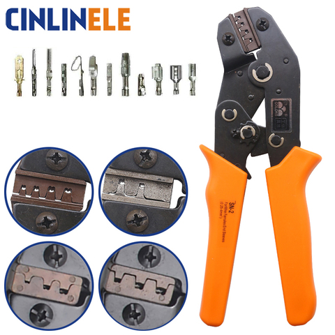 DuPont Terminals Crimper And Interchangeable Dies Wire Crimping Tools Ratcheting 7Inch SN-28B SN-48B SN-2 SN-01BM ► Photo 1/6