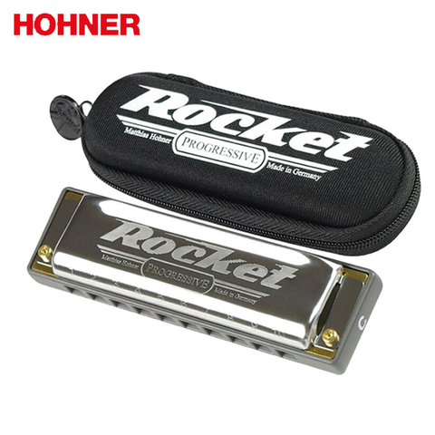 Hohner 10 Hole Rocket Diatonic Harmonica Resin Comb Blues harp, Key of C with Gifts ► Photo 1/6