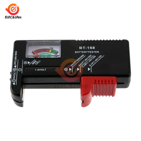 AA AAA 9V battery BT168 Portable Universal Digital Battery Tester Volt CheckerButton Multiple Size Battery Tester Checker ► Photo 1/6