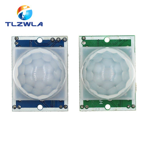 1pcs blue Green HC-SR501 Adjust IR Pyroelectric Infrared PIR module Motion Sensor Detector Module for arduino Induction switch ► Photo 1/5