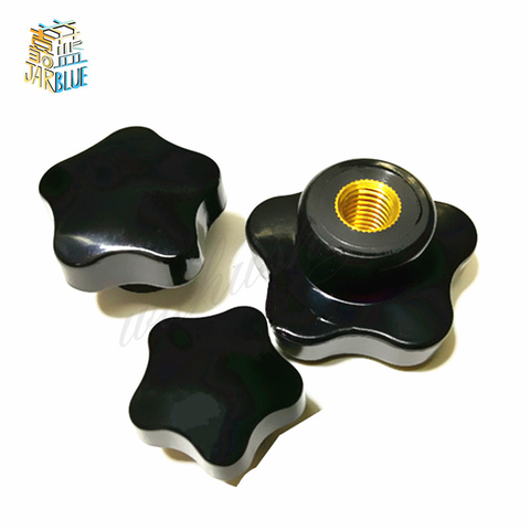 2pcs/lot  M4 M5 M6 M8 M10 M12 hand adjusting nut /Bakelite Five-Star Type Plastic Head Handle nuts Wood Plum Bolt ► Photo 1/3