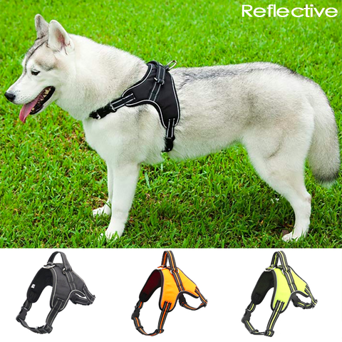 Dog Harness Tailup Pet Products Adjustable Reflective Vest Walking Lead Leash for Puppy Mesh Harness for Small Medium Dog ► Photo 1/6