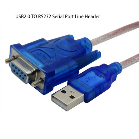 Flexible Design USB to RS232 serial line USB2.0 9-pin serial cable com port USB TO DB9 converter rs232 cable ► Photo 1/6