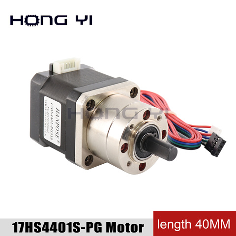 Free shipping 4-lead Nema17 Stepper Motor 17HS4401S-PG5.18:1 Gear Stepper Motor Ratio Planetary Gearbox Nema17 Gear motor ► Photo 1/6