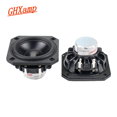 GHXAMP New Neodymium 3 Inch full range speaker 4ohm 25W HIFI Computer laptop Speakers Anodized Aluminum 2pcs           ► Photo 1/1