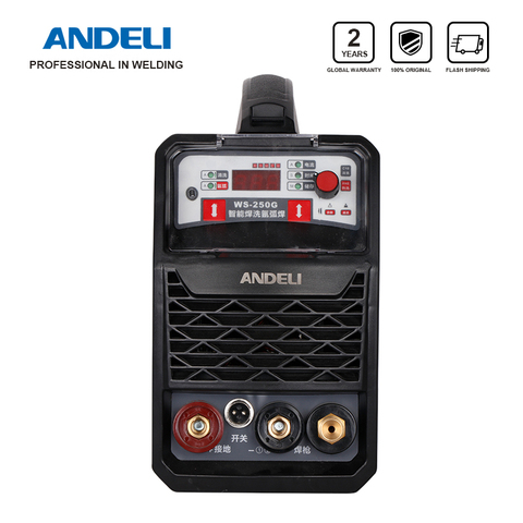 ANDELI Smart Portable Single Phase DC Inverter Tig Welder with Cleaning Fcuntion Intelligent Cold Welding Tig Welding machine ► Photo 1/4