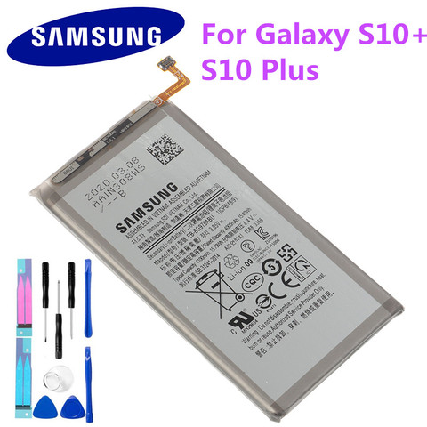 Original Battery EB-BG975ABU For Samsung Galaxy S10 Plus S10+ SM-G975F/DS SM-G975U G975W G9750 4000/4100mAh Genuine Samsung Akku ► Photo 1/2