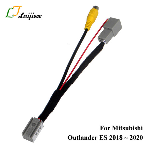 8 Pins RCA Connector For Mitsubishi Outlander ES 2022 OEM Monitor Install Rear Reverse Backup Camera Adapter Cable ► Photo 1/4