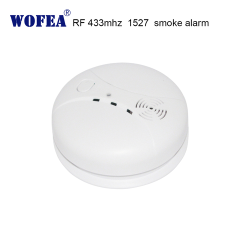 Wireless smoke detetor alarm sensor for home alarm system 433MHZ/ wifi Tuya Fire Alarm Home Security System smoke fire Protect ► Photo 1/5