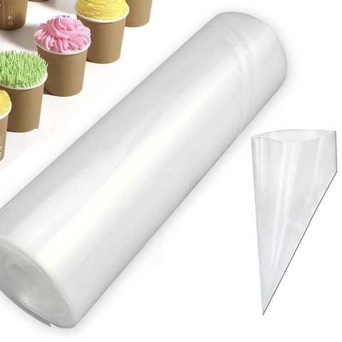 50pcs/roll Disposable Pastry Bag Icing Piping Cake Pastry Cupcake Decorating Bags Fondant Pastry Tip Baking Tool Cream Bags ► Photo 1/6