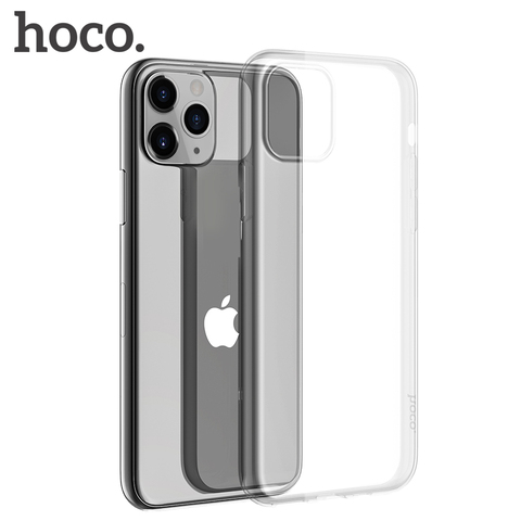 HOCO HD Transparent Protective Case for iPhone 11 2022 Series TPU Clear Ultra Thin Case Full Cover for iPhone 11 Pro Max ► Photo 1/6