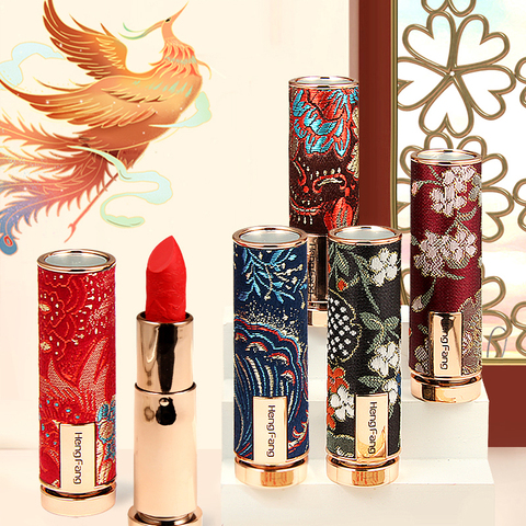 Oriental Classical Beauty Vintage Velvet Lipstick Matte Pigmented Waterproof Lasting Lip Makeup Silky touch Charming Cosmetics ► Photo 1/6