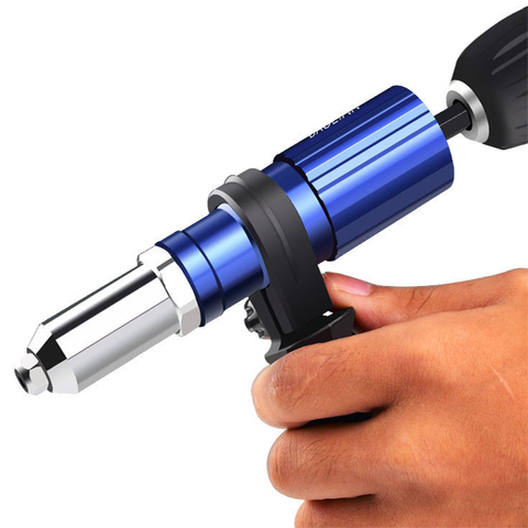 Electric Rivet Gun 2.4mm-4.8mm rivet nut gun drill adapter Cordless riveting tool Insert Nut Pull Rivet Tool ► Photo 1/5