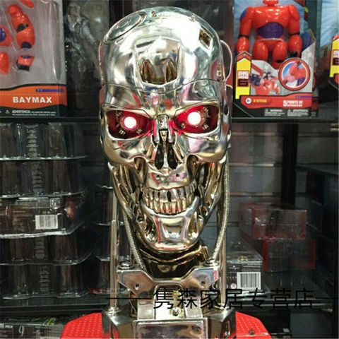 Terminator T800 1/1 Bust Statue T2 Head Sculpt Resin Model GK Collections New ► Photo 1/6