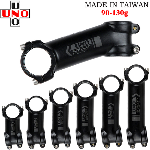 UNO MTB Bike Stem 7 17 Degree Ultralight Alloy 7075 31.8mm 60 70 80 90 100 110 120 130mm 90-130g Road Bicycle Stem ► Photo 1/6