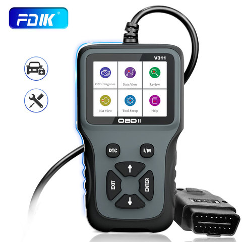 FDIK Obd2 Scanner V311 Code Reader Car Diagnostics Tool Check Engine Light Testing Herramientas PK ELM327 ► Photo 1/1