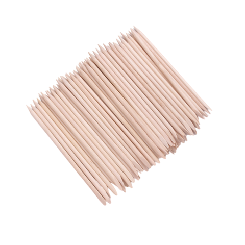 50/100Pcs Orange Wood Sticks for Cuticle Pusher Pedicure Professional Nail Art Cuticle Remover Forks for Nails Manicures Tools ► Photo 1/6