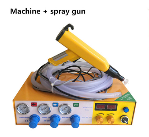 Portable Powder Paint Experiment System Electrostatic Powder Coating machine with electrostatic powder coating test gun ► Photo 1/6