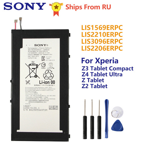 Original Sony Battery LIS1569ERPC For SONY Xperia Z3 Tablet Z4 Tablet Ultra SGP712 SGP771 Tablet Z Tablet Tablet Z2 SGP541CN ► Photo 1/6