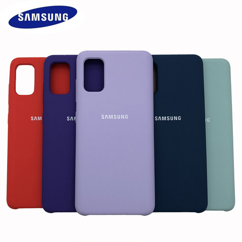 Original Samsung Galaxy A41 A11 Soft-Touch Protective Silky Silicone Back Case Shell Cover For  Galaxy A20S A10S Phone Case ► Photo 1/6