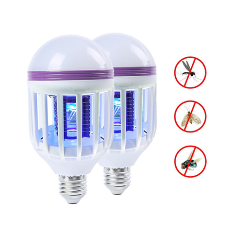 LED Mosquito Killer Lamp E27 AC110 127V 220V LED Bulb For Home Lighting Bug Zapper Trap Lamp Insect Anti Mosquito Repeller Light ► Photo 1/6