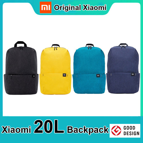 Original Xiaomi Backpack 20L Mi Small Men Women Sports Bag 15.6 Inch Laptop  Pack