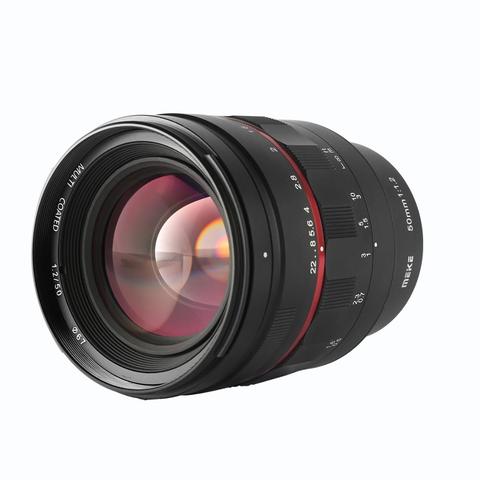 Meike 50mm F1.2 Large Aperture Full Frame Manual Focus Lens For Sony E Mount/ Nikon Z mount/ Canon EF RF Mount cameras ► Photo 1/5