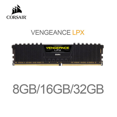 CORSAIR Vengeance  LPX RAM 8GB 16GB 32GB DDR4 PC4 2400Mhz 2666Mhz 3000Mhz 3200Mhz Module PC Desktop RAM Memory ► Photo 1/6