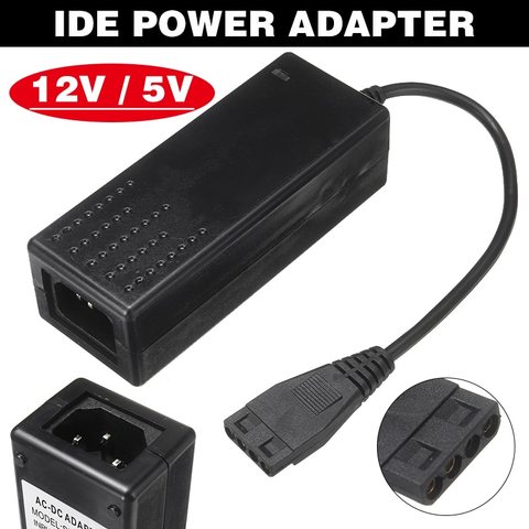 Universal External 12V/5V 2A Hard Disk Power Supply Adapter High Quality USB to SATA/IDE Adapters For HDD/CD-ROM ► Photo 1/6