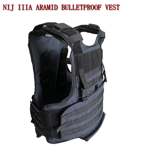 Fast on off NIJ IIIA bullet proof vest military tactics MOLLE chaleco antibalas SWAT POLICE security undefined bullet proof vest ► Photo 1/6