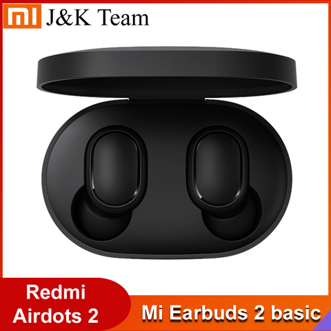 Original Xiaomi Redmi Airdots 2 TWS Xiaomi Earbuds 2 Basic  Wireless earphone Airdots 2 Voice control Bluetooth 5.0 Tap Control ► Photo 1/6