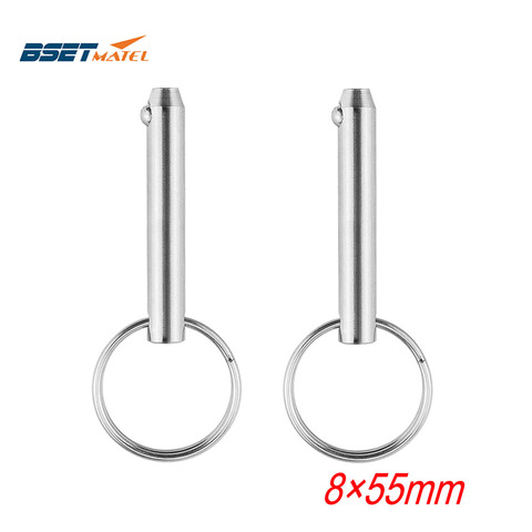 2PCS 8*55mm MATEL Marine Grade Quick Release Ball Pin for Boat Bimini Top Deck Hinge Marine Stainless Steel 316 Boat ► Photo 1/6