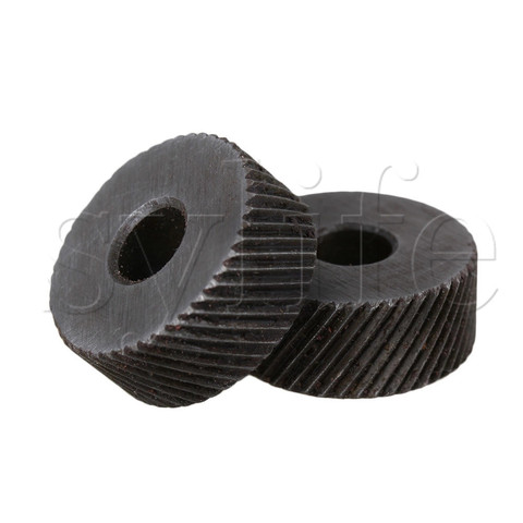2pcs Positive & Negative Knurling Tool Diagonal Knurl Wheel 1mm Pitch ► Photo 1/3