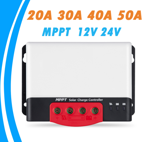MPPT Solar Charge Controller 20A 30A 40A 50A Battery Regulator Charger 12V 24V for Max 1320W Input Bluetooth Display Charger ► Photo 1/6