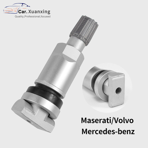 TPMS-13 Tire Valve For Mercedes benz Aluminum TPMS Tire pressure sensor Valves Replacement ► Photo 1/5