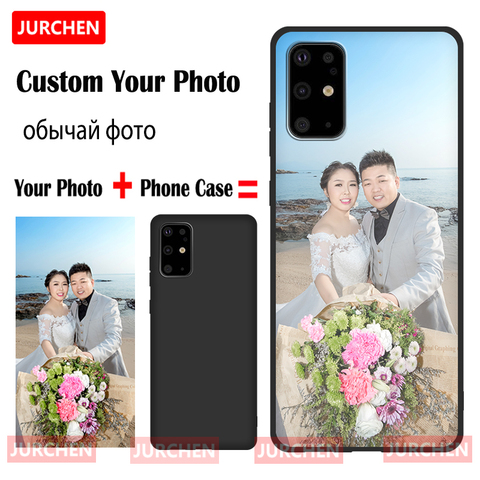 JURCHEN Custom Phone Case For Xiaomi Redmi 9 K30 10X Pro 5G Note 7 7S 9S Pro Cover DIY Photo Name Case For Xiaomi Poco F1 F2 Pro ► Photo 1/6