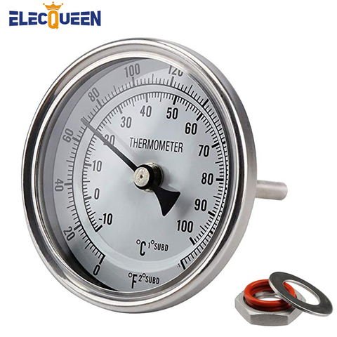 The Best Offer Weldless Bi-metal Thermometer Kit, 3